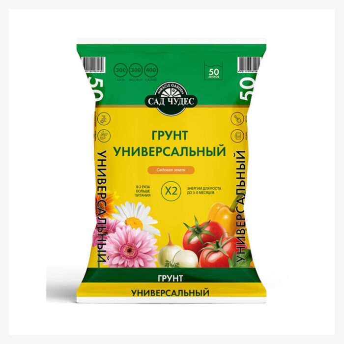 Грунт универсальный Садовая земля САД ЧУДЕС 50л — изображение 1