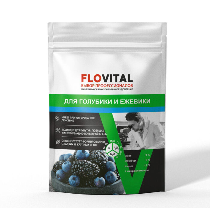 Удобрение Фловитал FLOVITAL для голубики и ежевики ведро 4,8кг (т) — изображение 1