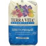 Грунт Живая земля Цветочная ТЕРРА ВИТА 5л