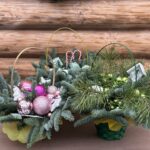 Новогодняя композиция Корзинка