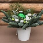 Новогодняя композиция Цветочный Короб — изображение 2